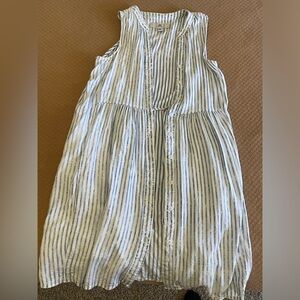 Thread & Supply Blue and White Striped Top